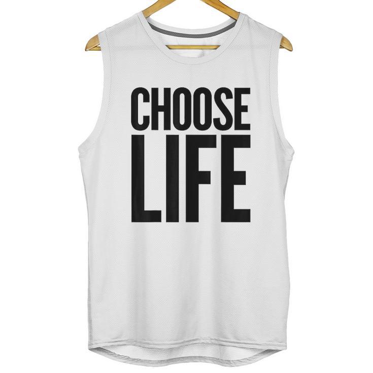 Choose Life Vintage Retro 80S Funny Unisex Tank Top