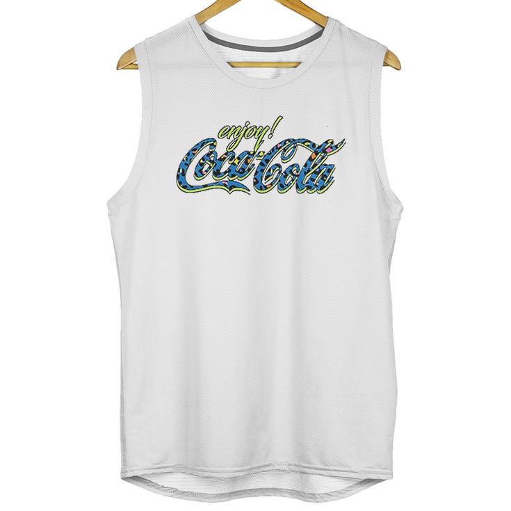 Cocacola 80S Leopard Unisex Tank Top