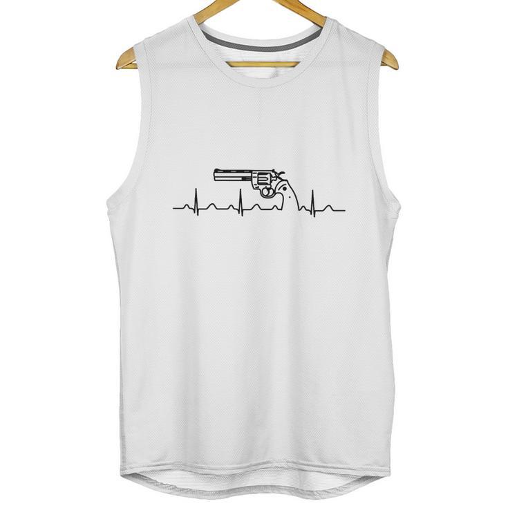 Colt Revolver Python Anaconda Heartbeat Black - Iphone 7 Plus Rubber Case Unisex Tank Top