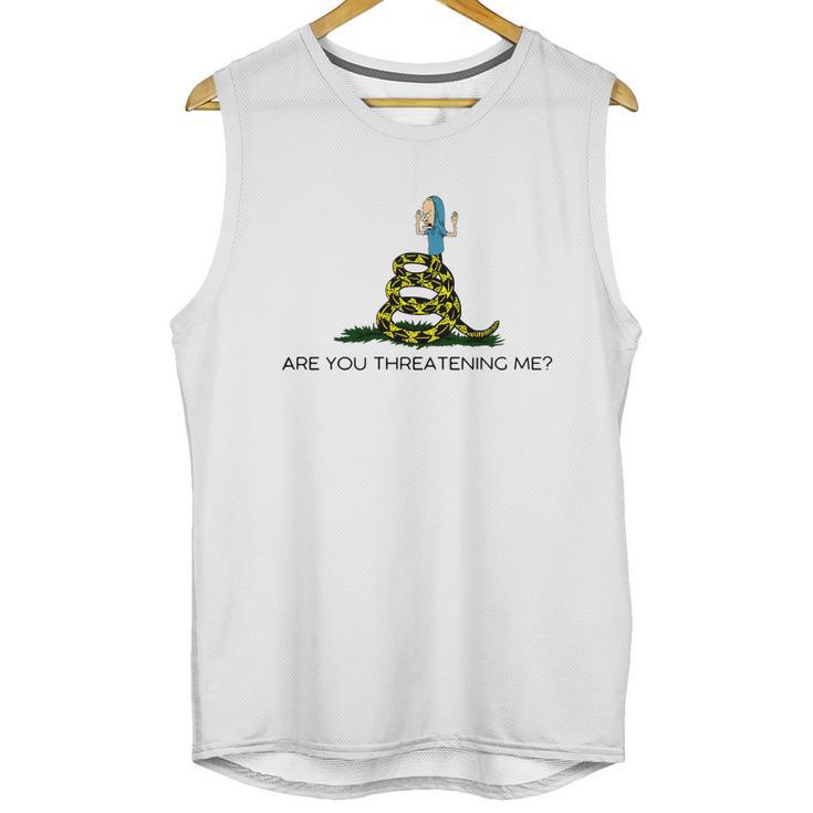 Cornholio Beavis - Are You Threatening Me Shirt Unisex Tank Top