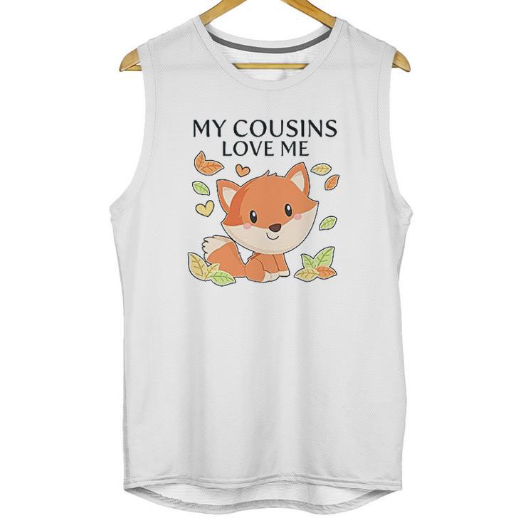 My Cousins Love Me Little Fox Baby Unisex Tank Top