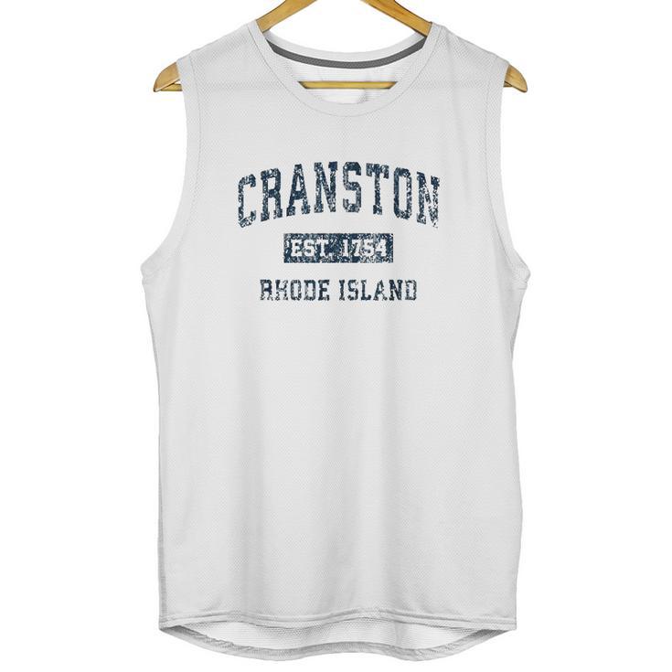 Cranston Rhode Island Ri Vintage Sports Design Unisex Tank Top