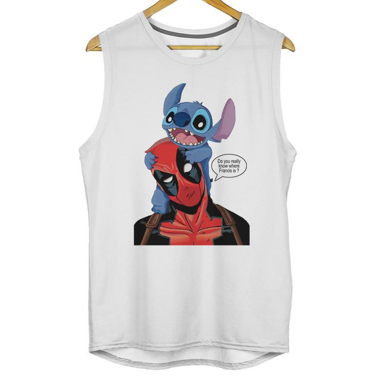 Deadpool Stitch T Shirt Unisex Tank Top