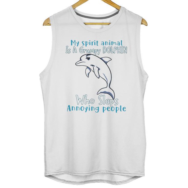 Dolphin Annoying People Dolphin Lovers Unisex Tank Top