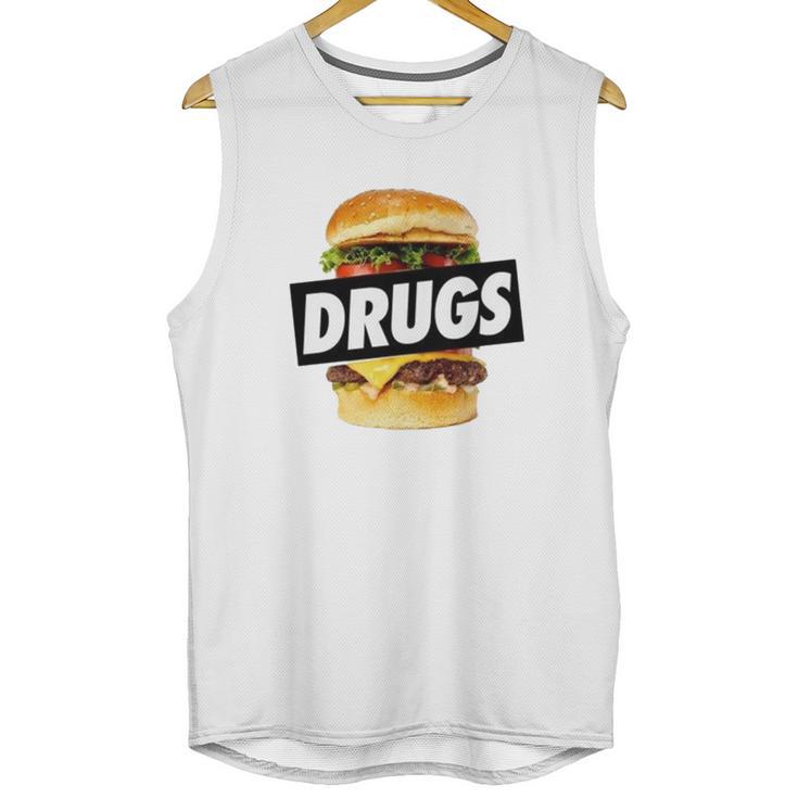 Drugs Burger Hoodie Unisex Tank Top