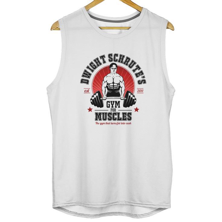 Dwight Schrute Gym For Muscles Unisex Tank Top