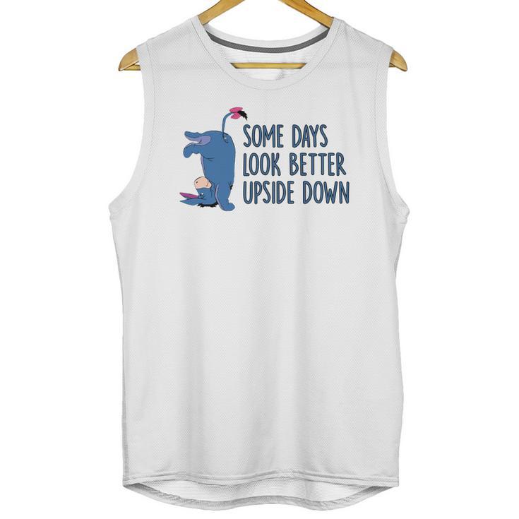 Eeyore Some Days Look Better Upside Down Unisex Tank Top