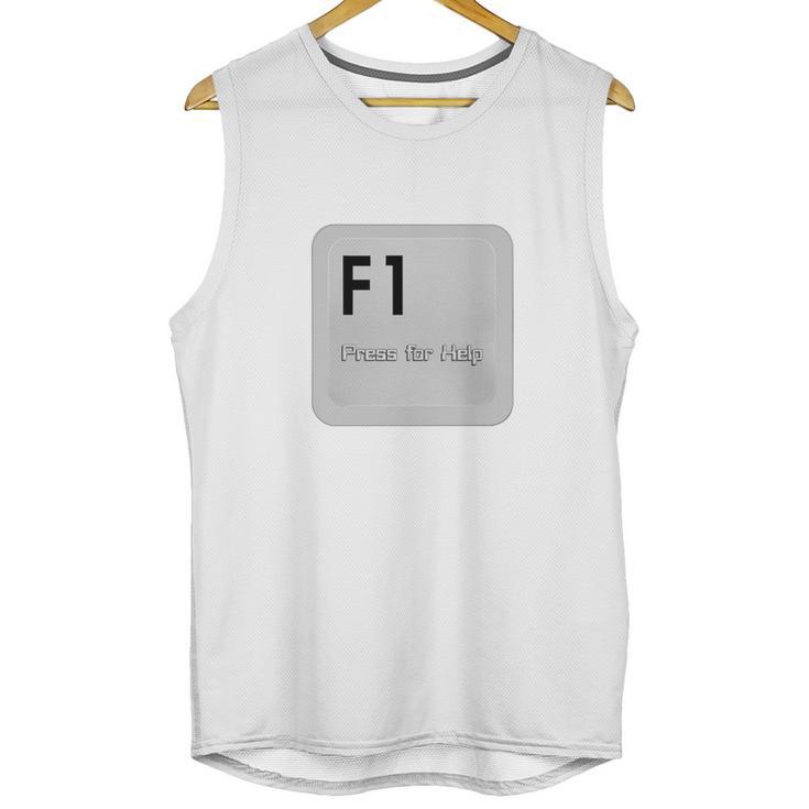 F1 Press For Help Unisex Tank Top