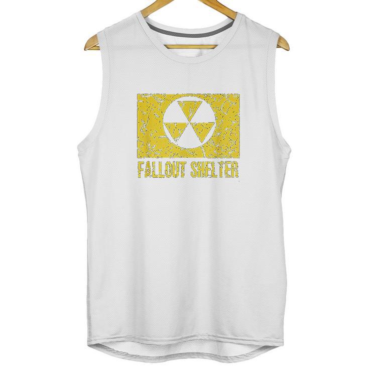 Fallout Shelter Nuclear War Radioactive Nostalgia Unisex Tank Top