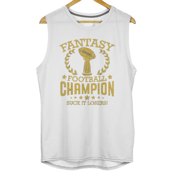 Fantasy Football Funny Champ Champion Draft Unisex Tank Top