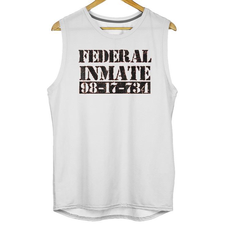 Federal Inmate Jail Prisoner Costume Unisex Tank Top