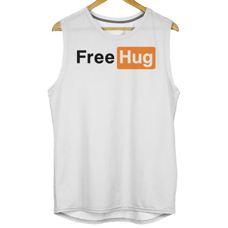 Free Hug Pornhub Logo Parody Unisex Tank Top