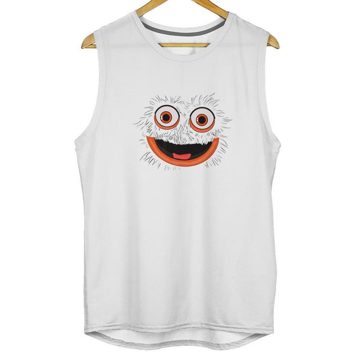 Funny Gritty Mascot Face Unisex Tank Top