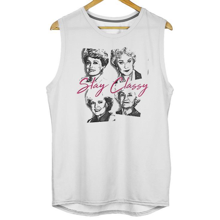 Golden Girls Stay Classy Unisex Tank Top