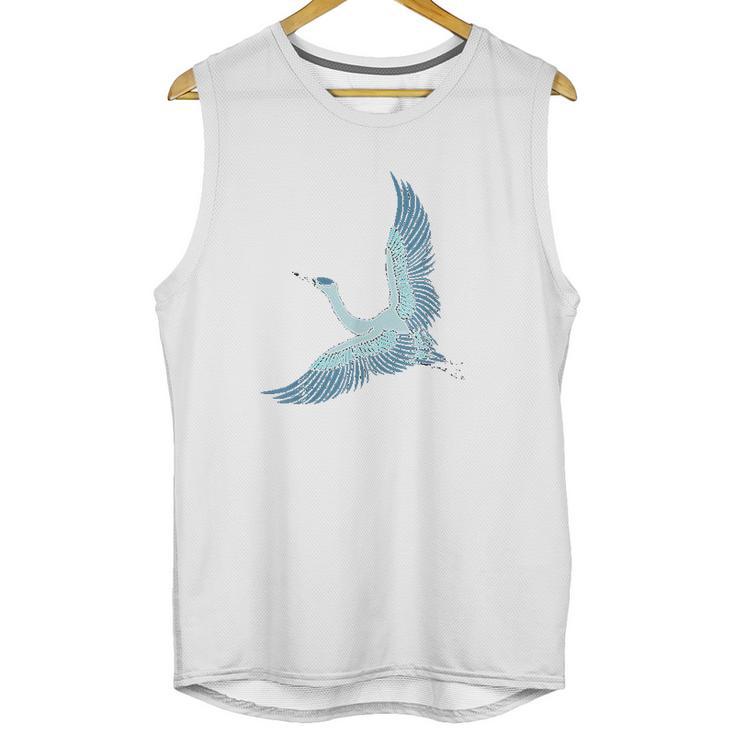 Great Blue Flying Heron Unisex Tank Top