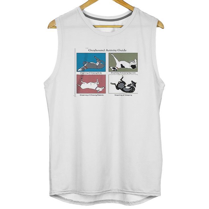 Greyhound Activity Guide Ash Grey Unisex Tank Top