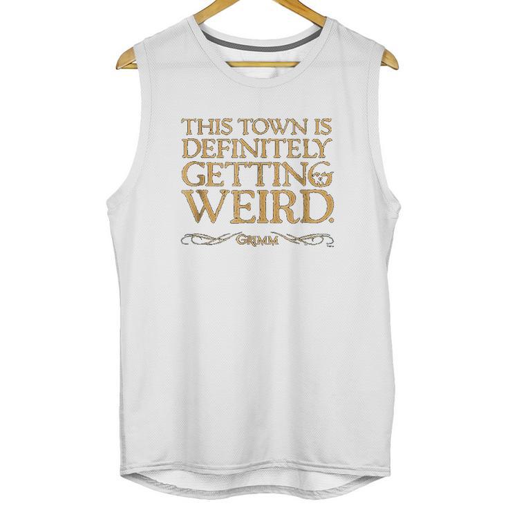 Grimm This Town Is Getting Weird Comfortable Unisex Tank Top