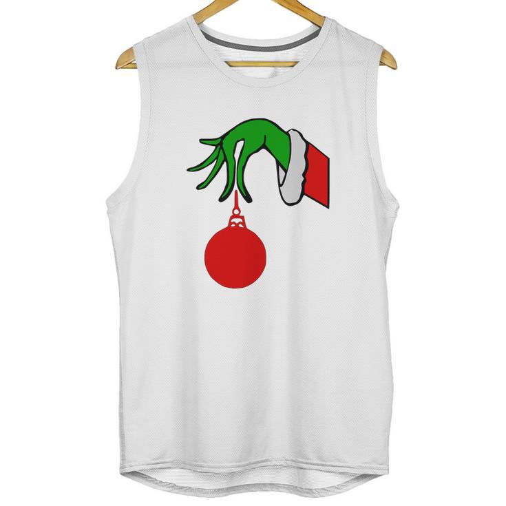 Grinch Arm Holding Ornament T-Shirt Unisex Tank Top