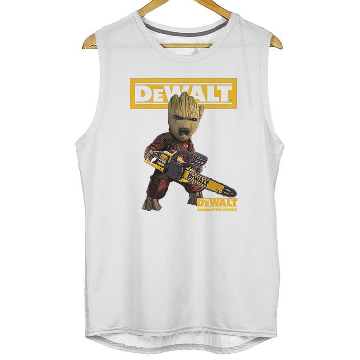 Groot With Logo Dewalt Shirt Unisex Tank Top