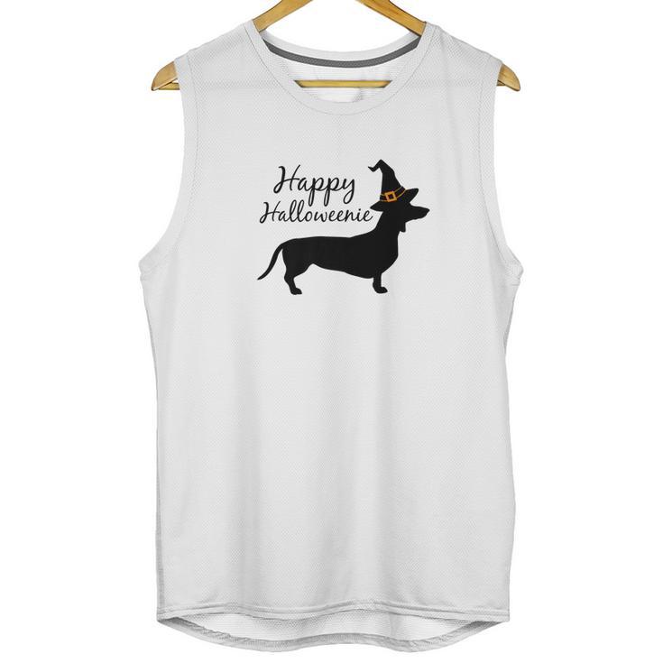 Happy Halloweenie Dachshund Wiener Dog Halloween  Tee Unisex Tank Top