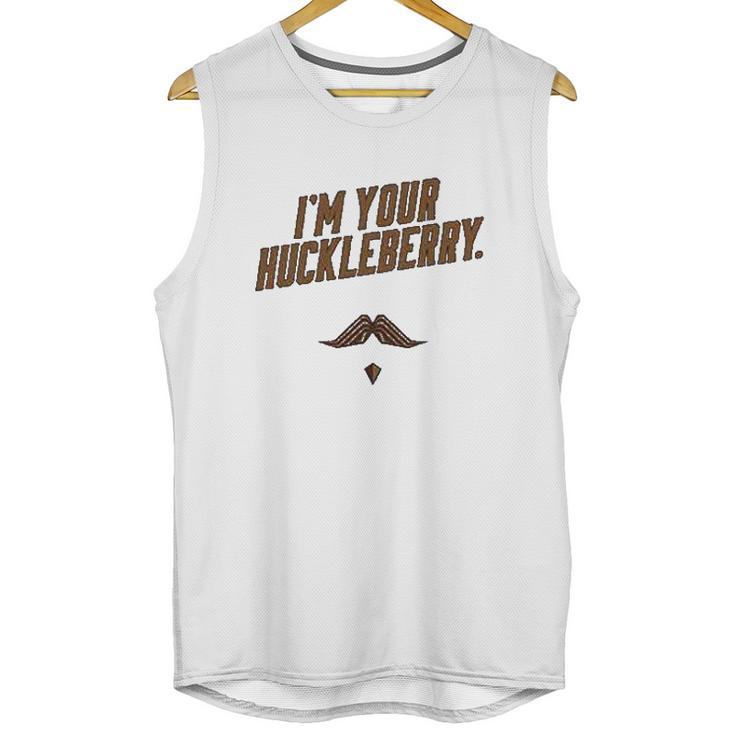 Im Your Huckleberry Western Quote Funny Vintage Unisex Tank Top