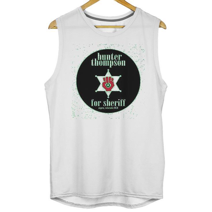 Hunter S Thompson For Sheriff Books Funny Costume Unisex Tank Top