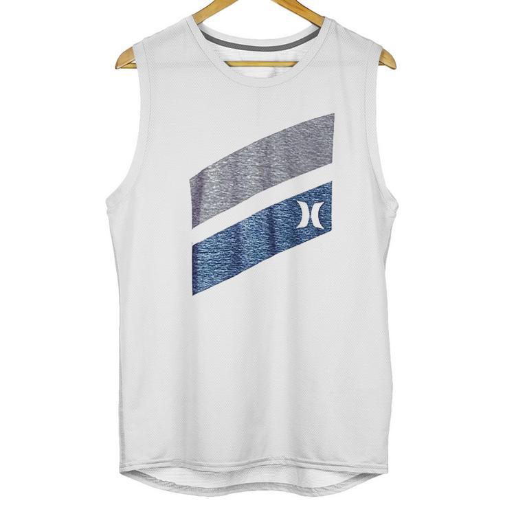 Hurley Mens  Icon Slash Graphic Short Sleeve Unisex Tank Top