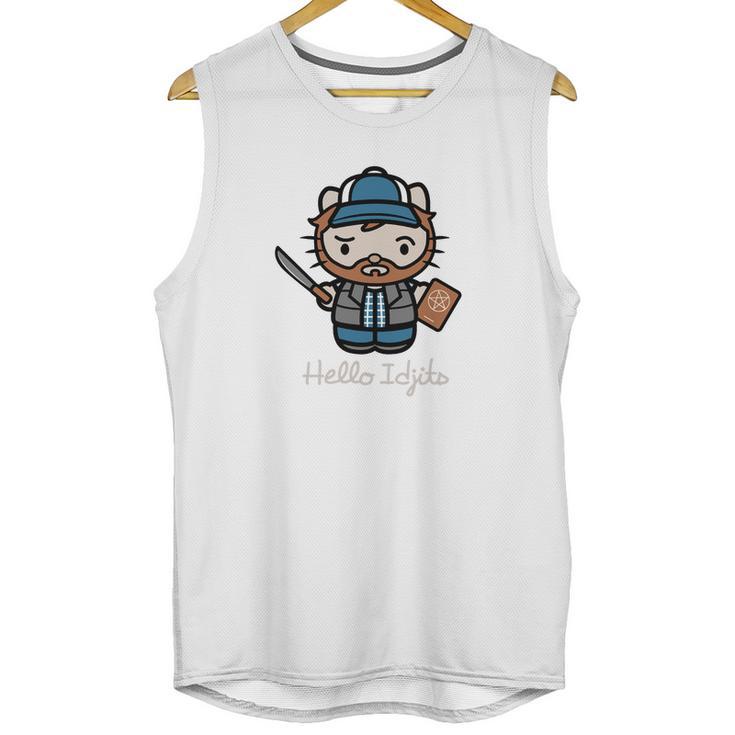 Idjits Supernatural Bobby Singer Idjits Tv Show Demon Hunte Unisex Tank Top