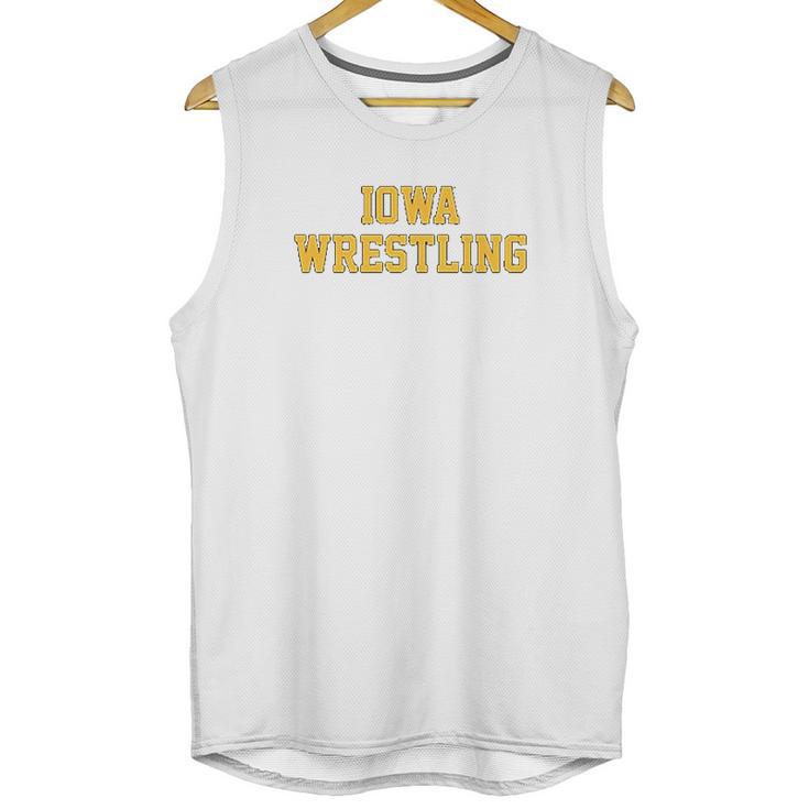 Iowa Hawkeyes Block Iowa Wrestling Unisex Tank Top