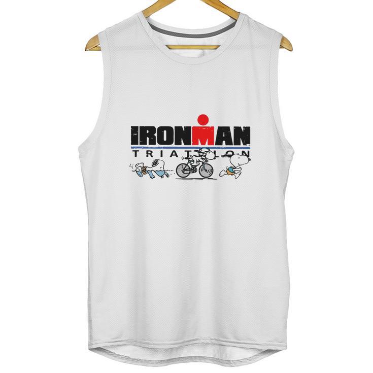 Ironman Triathlon Snoopy Unisex Tank Top