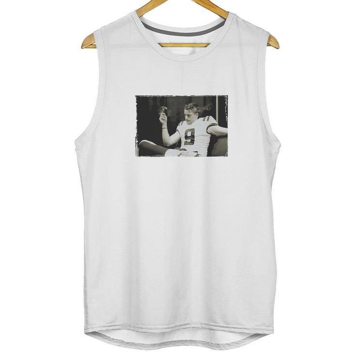 Joe Burrow Cigar Smoking Unisex Tank Top