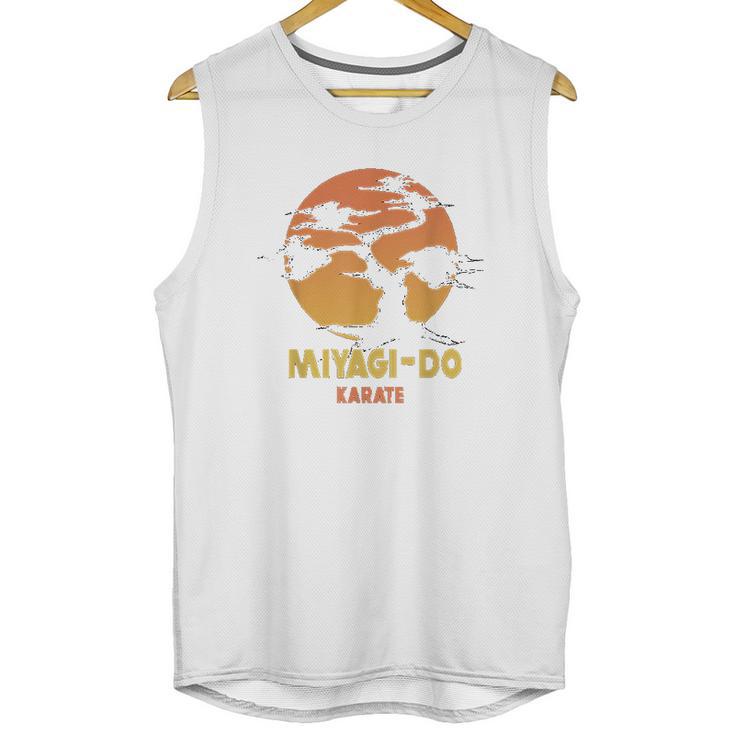 Karate Kid Miyagi Do Banzai Tree Sunset Logo Unisex Tank Top