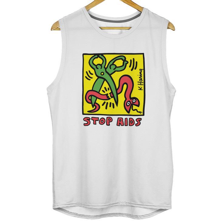 Keith Haring Stop Aids Unisex Tank Top