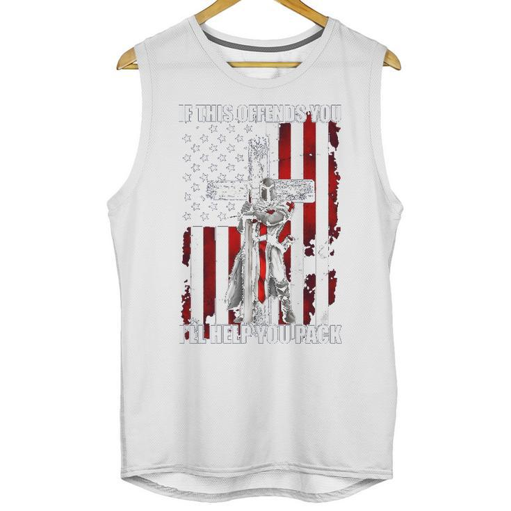 Knights Templar S If This Offends You Ill Help You Pack Unisex Tank Top