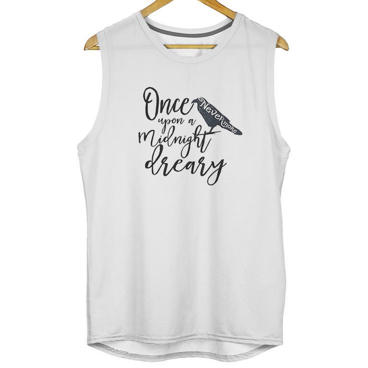 Literary Gift Edgar Allan Poe Nevermore Raven Unisex Tank Top