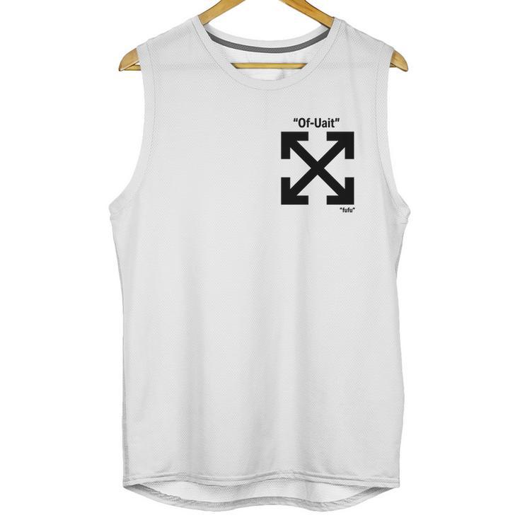 Logo Brand Off White Unisex Tank Top