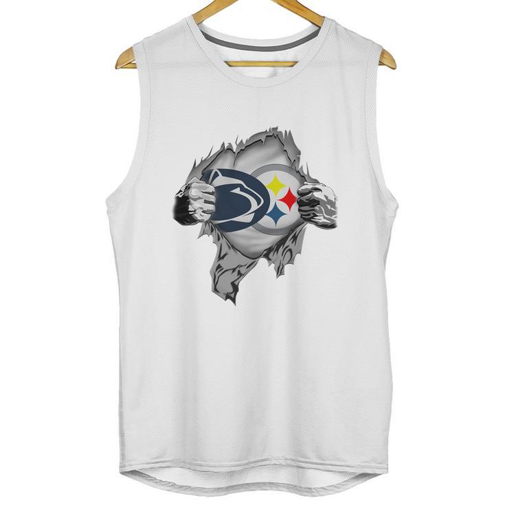 We Are Love Heart Penn State Vs Pittsburgh Steelers Shirtwe Are Love Heart Penn State Vs Pittsburgh Steelers Guys Shirtt Shirt Unisex Tank Top