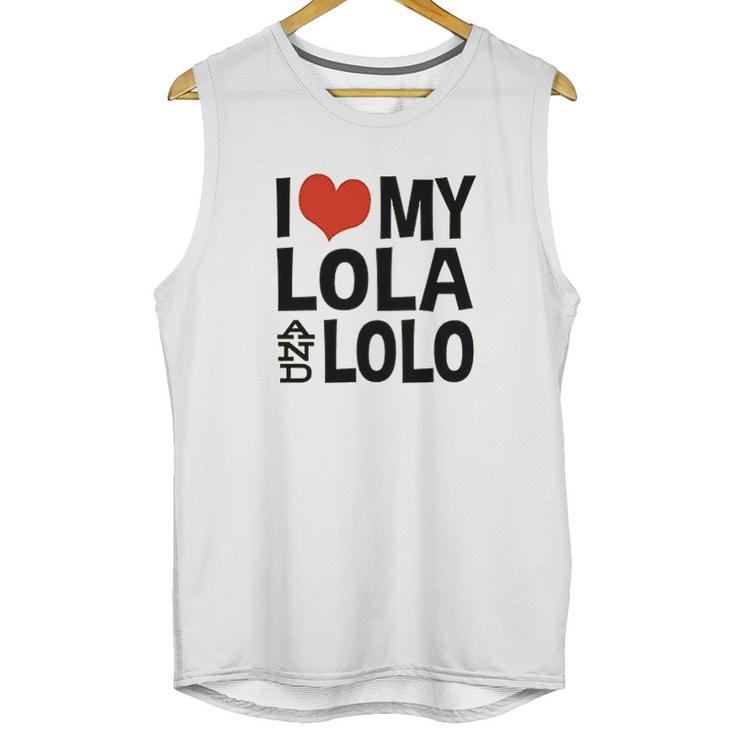 I Love My Lola And Lolo Unisex Tank Top