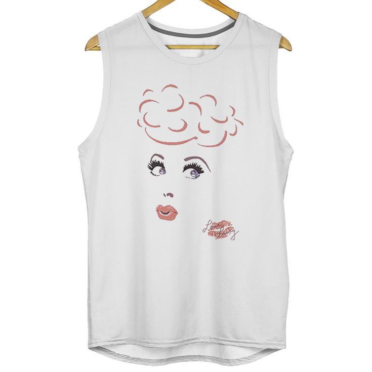 I Love Lucy 50S Tv Series Eyelashes Unisex Tank Top