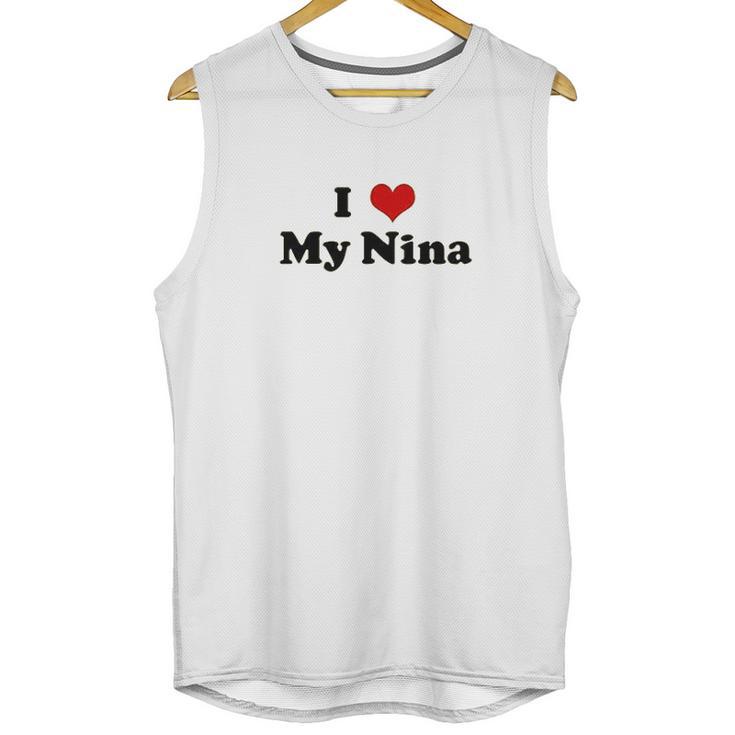 I Love My Nina Unisex Tank Top