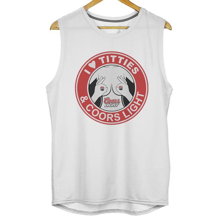 I Love Titties And Coors Light T Shirt Unisex Tank Top