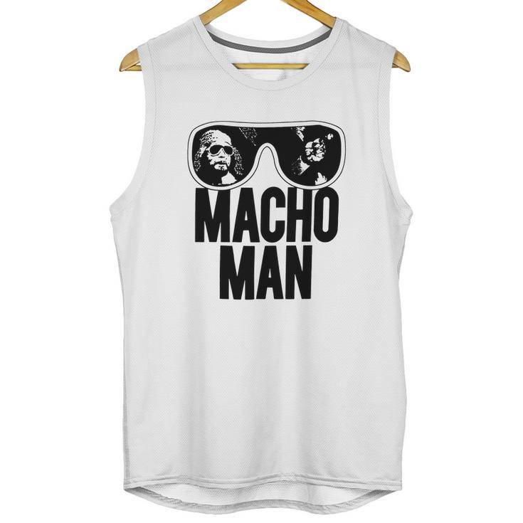 Macho Man Wrestler Ooold School Purple Unisex Tank Top