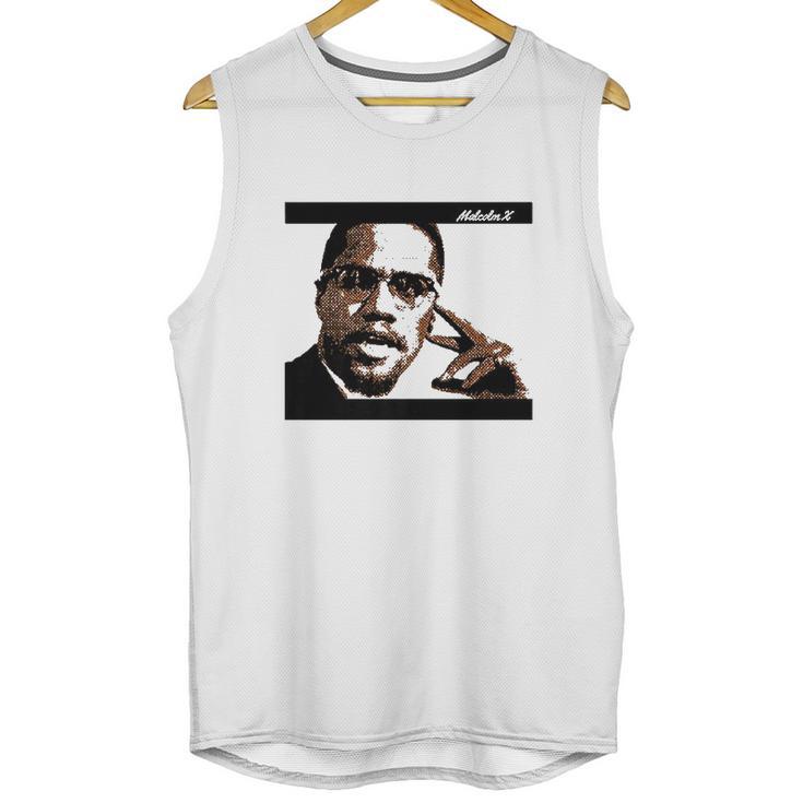 Malcolm Civil Rights America X Unisex Tank Top