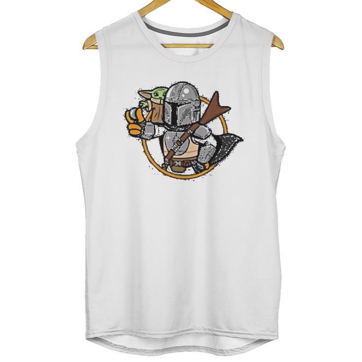 Mandalorian Vault Mando And Child Unisex Tank Top