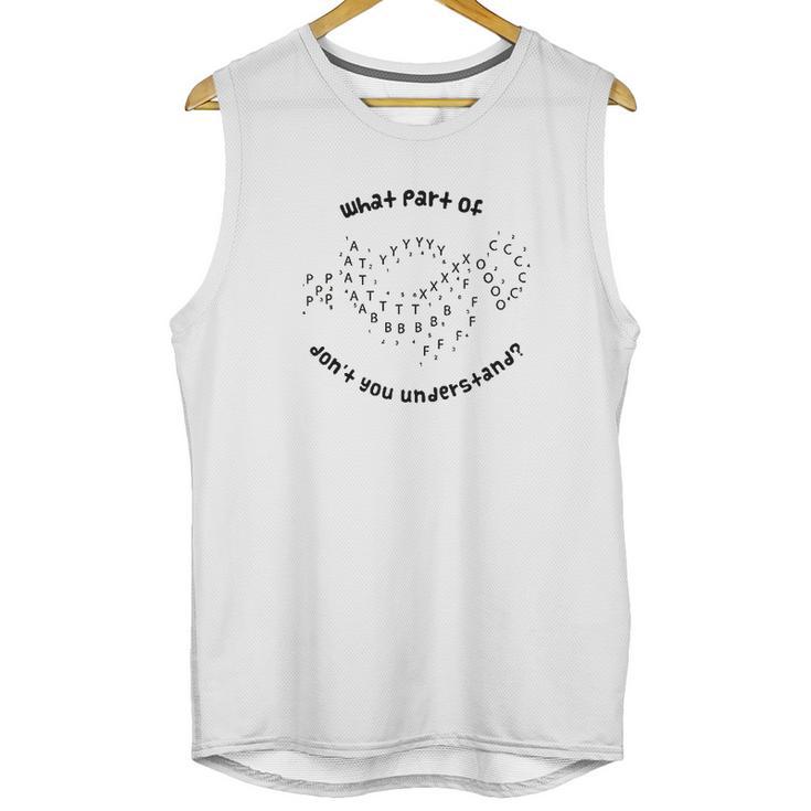 Marching Band Funny Drill Chart Director Music Unisex Tank Top