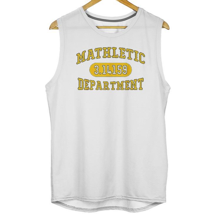 Mathletic Department 3 14159 Funny Pi Symbol Pie Day Unisex Tank Top