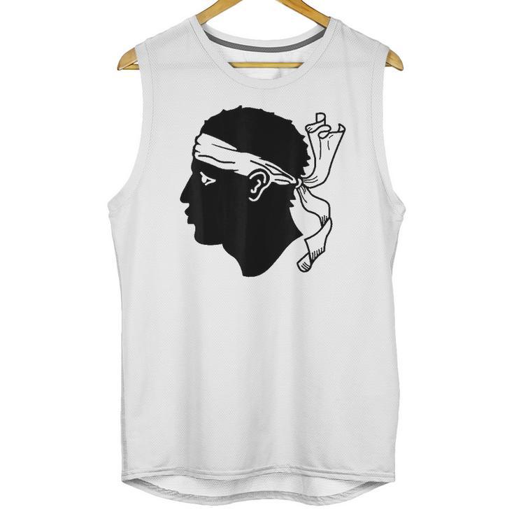 Maure Moors Head Sardinia Corsica Graphic Unisex Tank Top