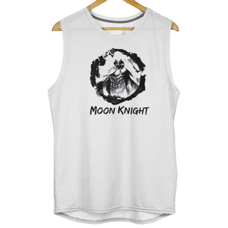 Moon Knight Black And White Unisex Tank Top