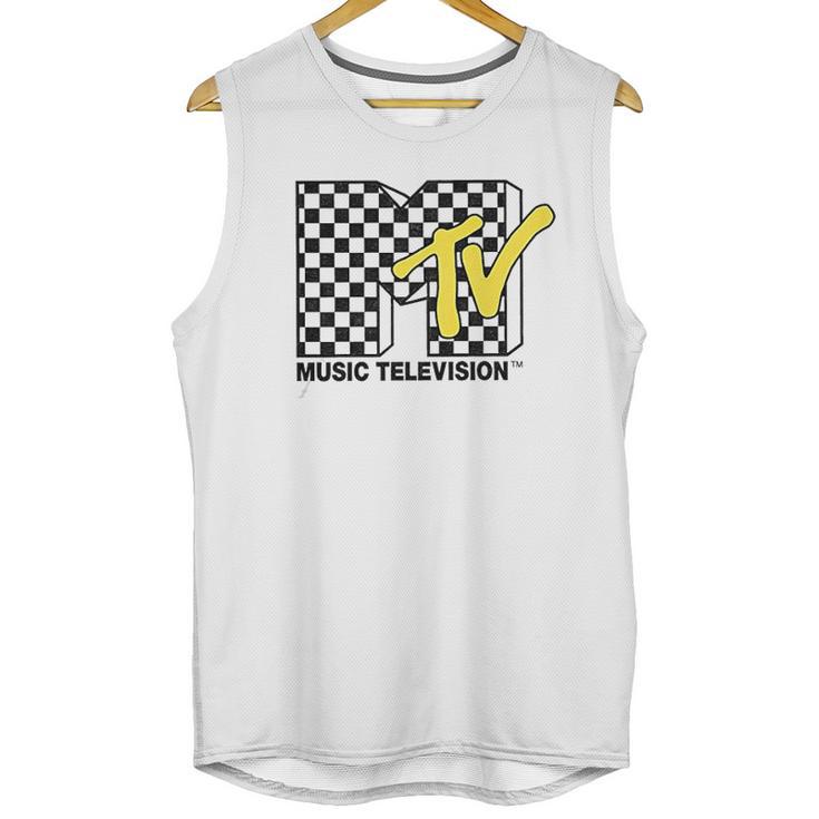 Mtv  With Checkerboard Unisex Tank Top