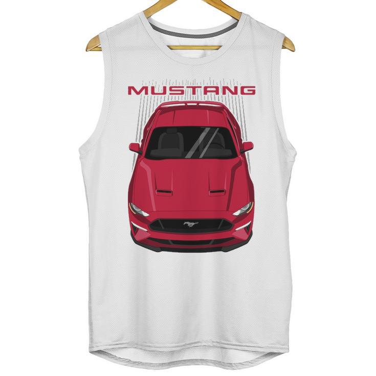 Mustang Gt 2018 To 2019 Ruby Red Unisex Tank Top